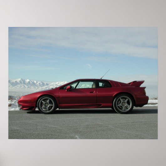 Lotus Esprit V8 Poster (Vorne)