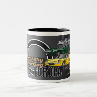 Lotus Europa-Europa 50t Uhr anniversary Mug Zweifarbige Tasse
