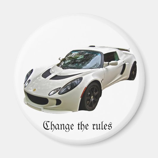 Lotus Exige - Ändern Sie die Regeln Magnet (Vorne)