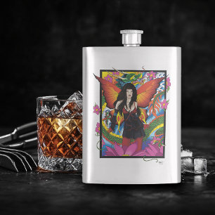 Lotus Fairy Chinese Water Dragon Flachmann