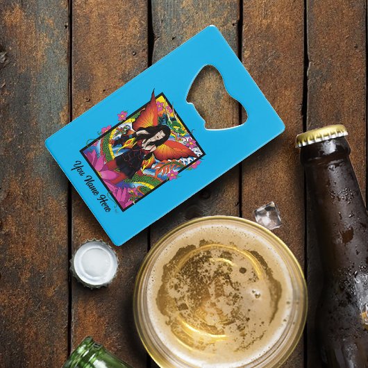 Lotus Fairy Chinese Water Dragon Geldbeutel Flaschenöffner