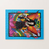 Lotus Fairy Chinese Water Dragon Puzzle (Horizontal)