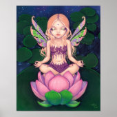 Lotus Fairy yoga Fee Lilie Principe Poster (Vorne)