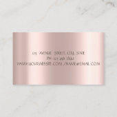 Lotus farbenfroher holografischer Tinte Visitenkarte (Rückseite)