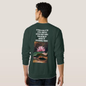 LOTUS farbiges Design von RIVA_FASHIONSTORE Sweatshirt (Schwarz voll)