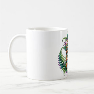Lotus-Farn-Tiki-Kaffeetasse Kaffeetasse