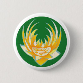 LOTUS-Flamme in der grünen Basis Button