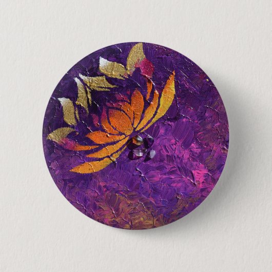 Lotus-Flaum Button (Vorderseite)