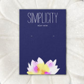 Lotus floral Earring Display Card