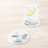 Lotus Floral Getränkeuntersetzer (Seite)