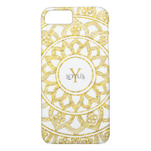 Lotus floral Mandala Monogramm