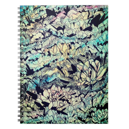 Lotus Flow Spiral Notebook Notizblock (Vorderseite)