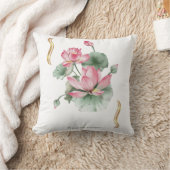 Lotus Flower Design  Kissen (Decke)