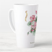 Lotus Flower Design  Milchtasse (Linke Ecke)