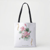 Lotus Flower Design  Tasche (Vorderseite)