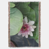 Lotus Flower Fotografy Throw Blanket Decke (Vorderseite Vertikal)