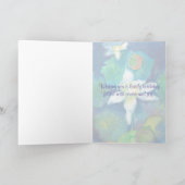 Lotus Flower Happy Birthday Karte (Innenseite)