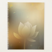 Lotus Flower Hardcover Daily Planner Planer (Vorderseite)