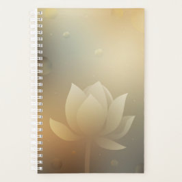 Lotus Flower Hardcover Small Daily Planner Planer
