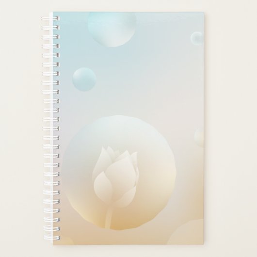 Lotus Flower Hardcover Small Daily Planner Planer (Vorderseite)