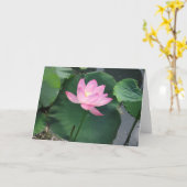 Lotus flower karte (Gelbe Blume)