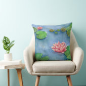 Lotus flower watercolor kissen (Stuhl )