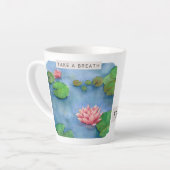 Lotus flower watercolor milchtasse (Linke Ecke)