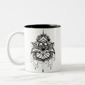Lotus Flower Zweifarbige Tasse (Links)