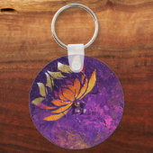 Lotus Fluff Schlüsselanhänger (Vorderseite)