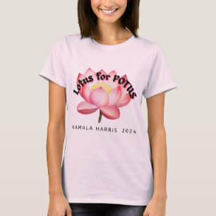 Lotus for POTUS Harris Election T-Shirt