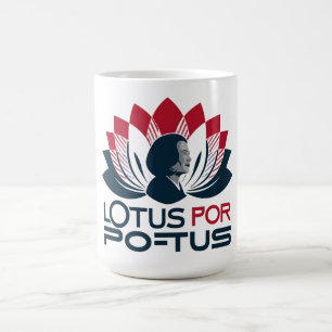 Lotus for POTUS Kamala Harris 2024 Kaffeetasse