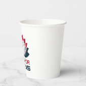 Lotus for POTUS Kamala Harris 2024 Pappbecher (Links)