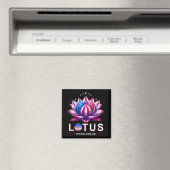 Lotus for Potus Kamala Harris Trendy Lotus Potus Magnet (In Situ (Geschirrspüler))