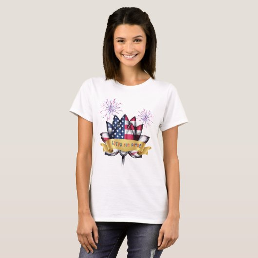 Lotus for POTUS Political T-Shirt (Vorne ganz)