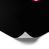 Lotus For Potus USA Election Kamala Harris 2024 Poster (Ecke)