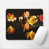 Lotus formte Laternen für mittleres Herbstfestival Mousepad (Mit Mouse)