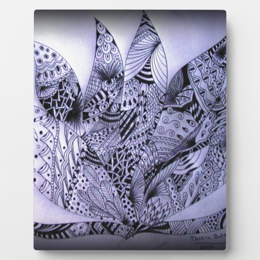 Lotus Fotoplatte (Vorderseite)