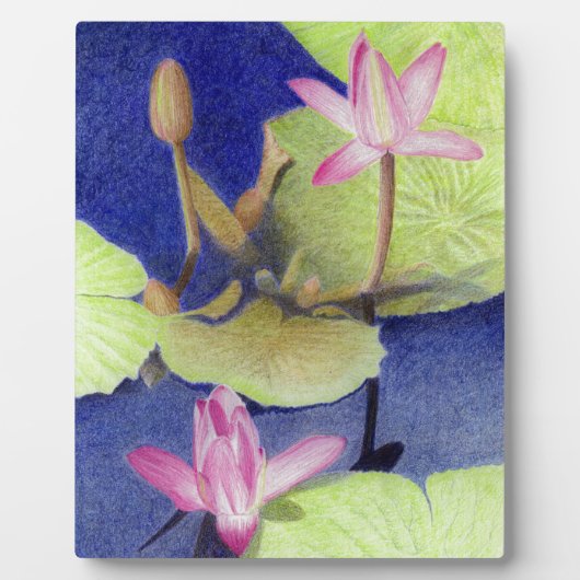 Lotus Fotoplatte (Vorderseite)