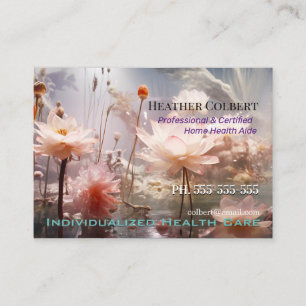 Lotus Friendly Beruflich Caregier Visitenkarte