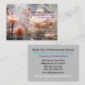 Lotus Friendly Beruflich Caregier Visitenkarte (Vorne/Hinten)