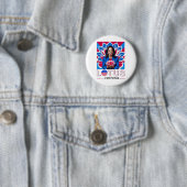 Lotus für Potus Kamala Harris Präsidentschaftskamp Button (Beispiel)