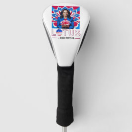 Lotus für Potus Kamala Harris Präsidentschaftskamp Golf Headcover