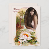 Lotus Garden Foto Einladung (Vorne/Hinten)