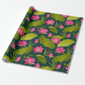 Lotus Garden Geschenkpapier (Ungerollt)