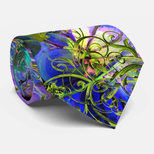 Lotus Garden Krawatte (Gerollt)