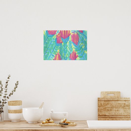 Lotus Garden Poster (Küche)