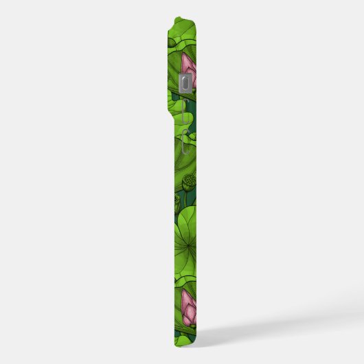 Lotus Garten iPhone Hülle (Linke Seite)