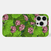 Lotus Garten iPhone Hülle (Rückseite (Horizontal))