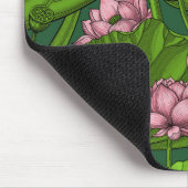 Lotus Garten Mousepad (Ecke)