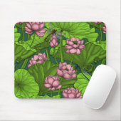 Lotus Garten Mousepad (Mit Mouse)
